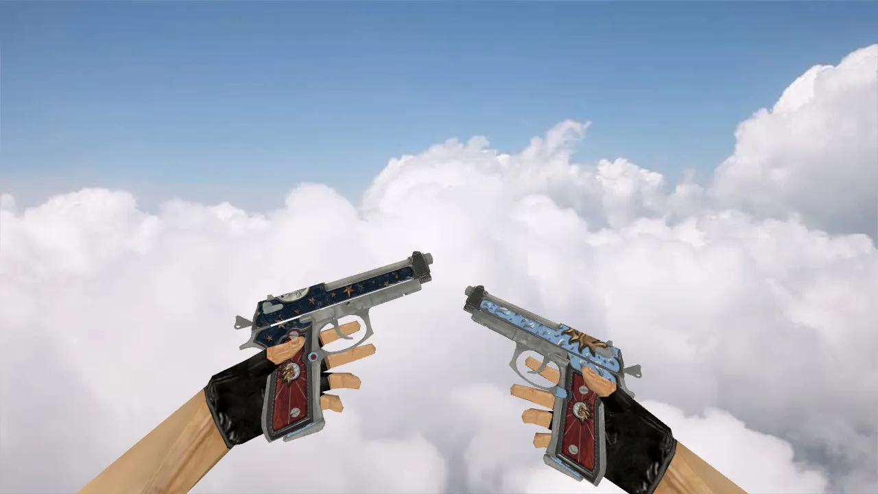 Dual Berettas Luna y Sol Model for CS 1.6 - Overview and Installation Guide - screenshot 1