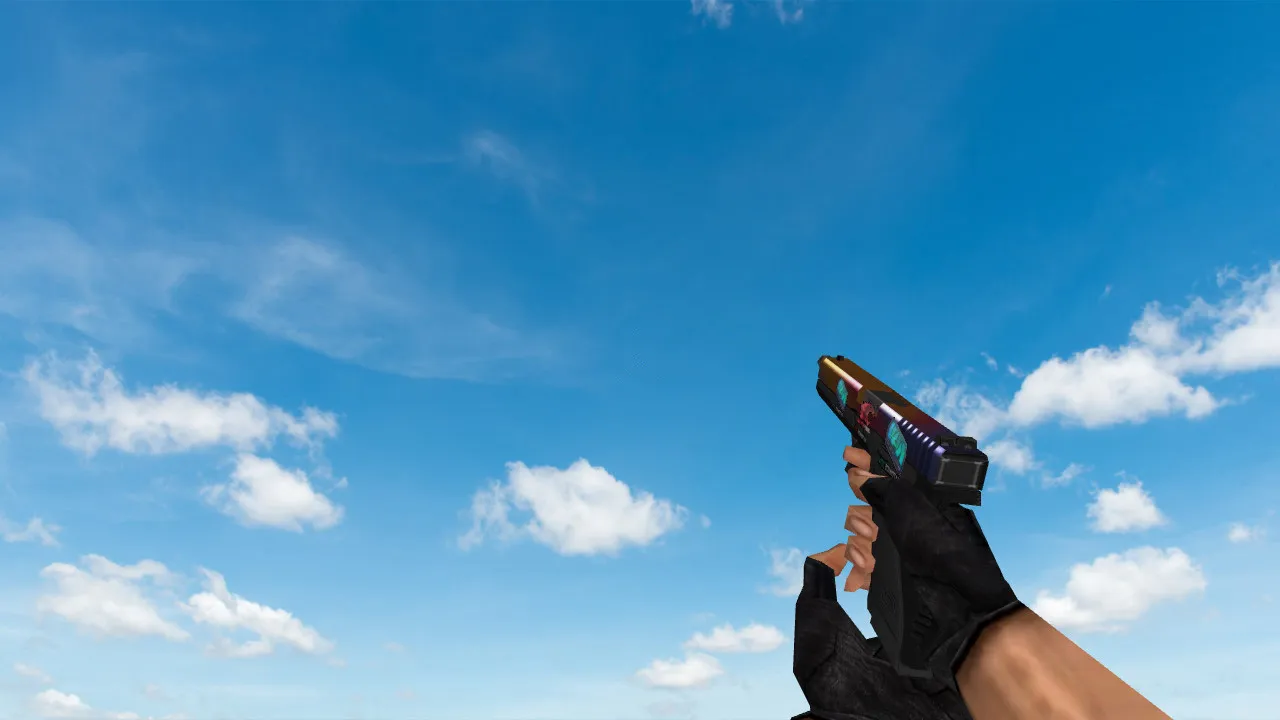Glock Fade Navi Stickers Model for CS 1.6: Better Visibility and Style - screenshot 2