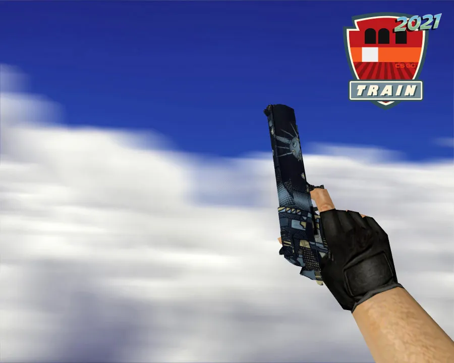 Desert Eagle Sputnik Weapon Model for Counter-Strike 1.6 - Space-Inspired Deagle Skin - screenshot 2
