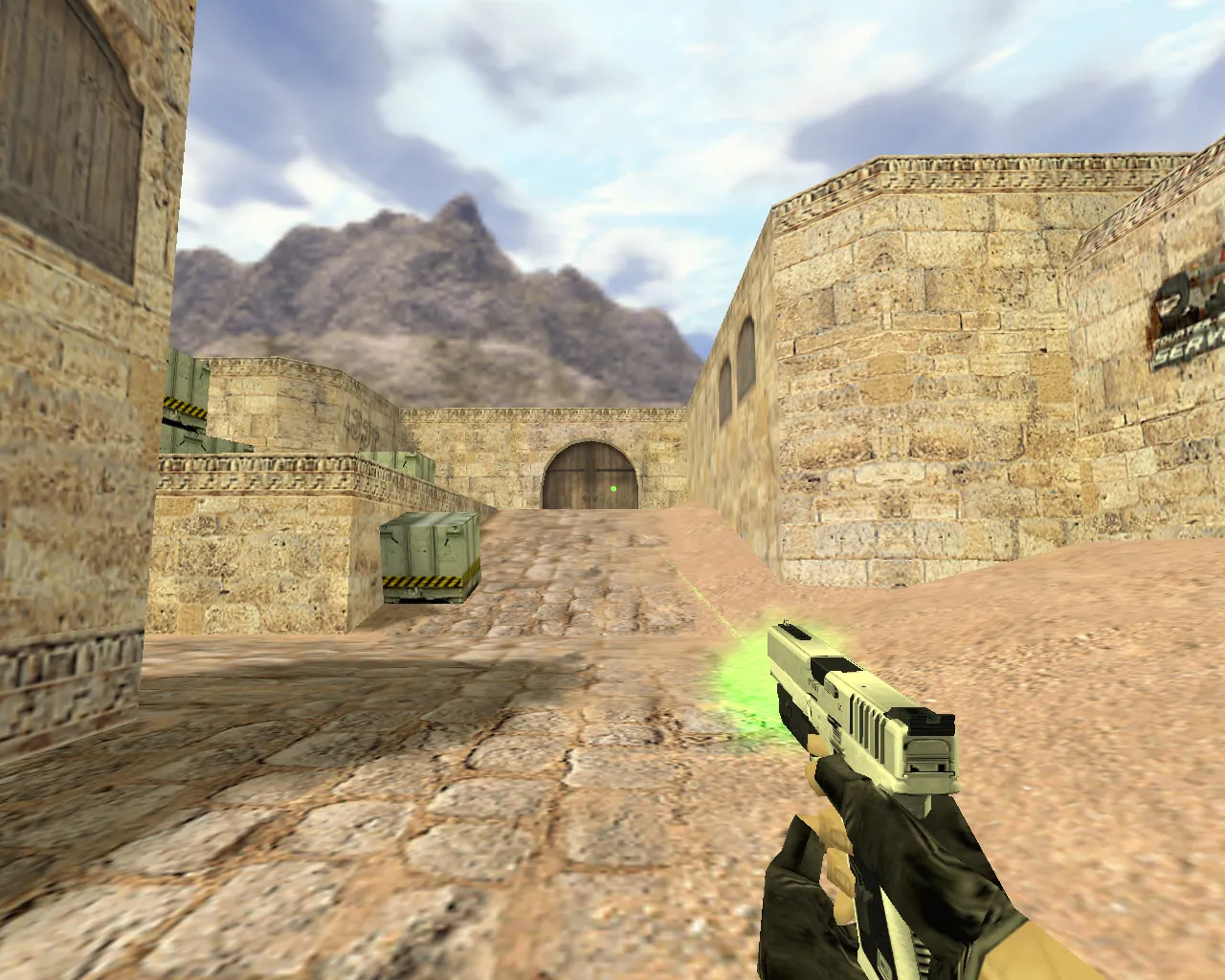Glock Green Killer Weapon Model for CS 1.6 - Unique Custom Design - screenshot 1