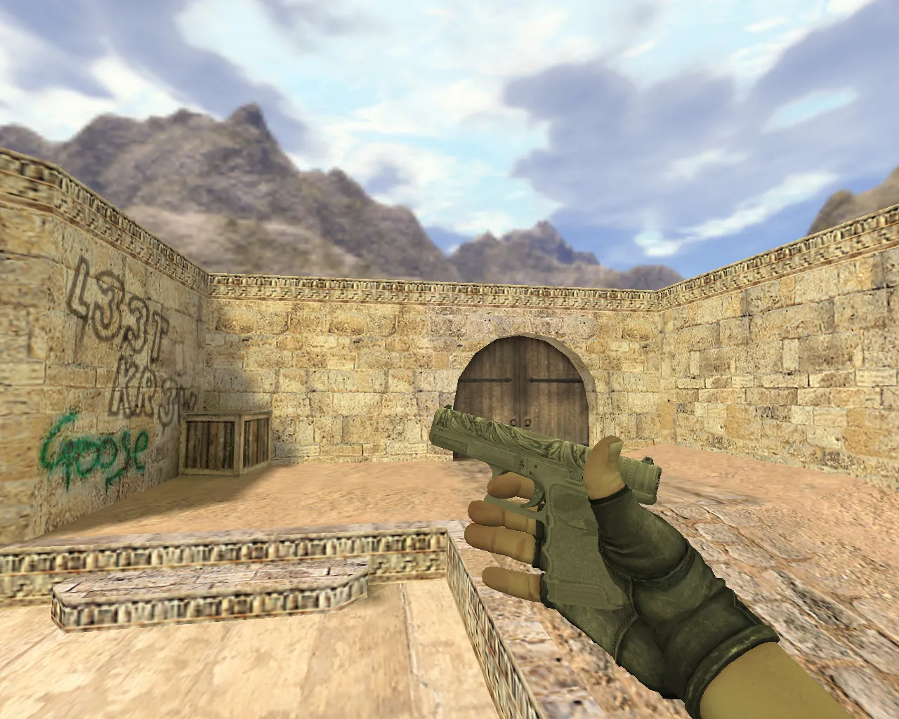 Ghosts Glock Model for CS 1.6: HD Textures, Custom Sounds, and Smooth Inspect Animation - screenshot 1