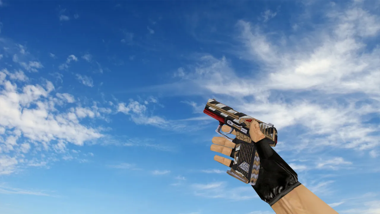 P2000 Faust P228 Model for CS 1.6 - HD Textures, Smooth Animations, and Custom Sounds - screenshot 1