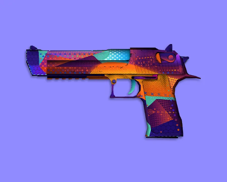 Deagle Ocean Drive Skin for CS 1.6: Bright Coastal Weapon Model - screenshot 1