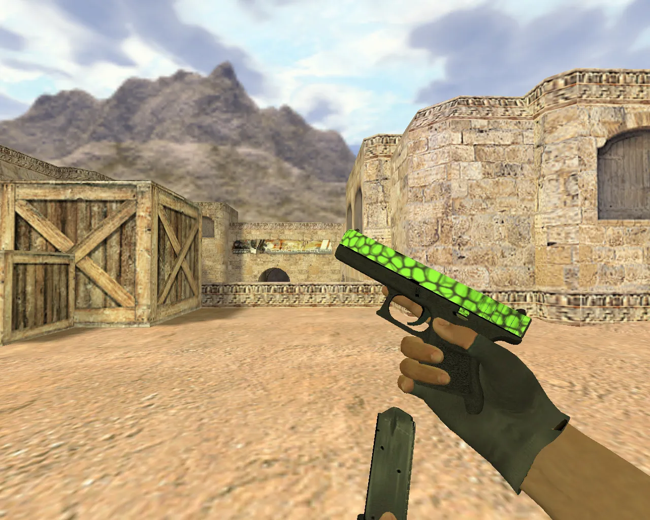 Glock Turtle Model for CS 1.6 - Custom Textures, Sounds, and Smooth Animations - screenshot 1
