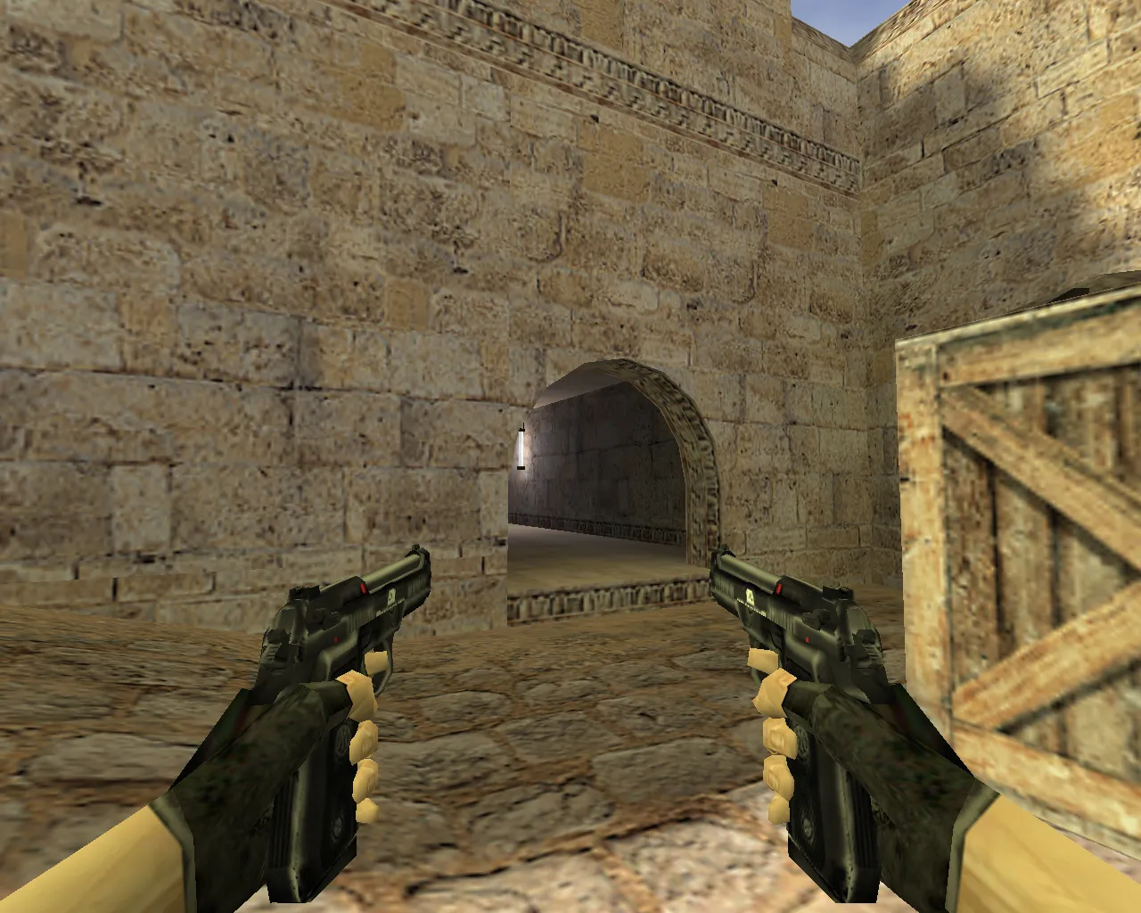 Dual Elites Black Death Model for CS 1.6 - Custom Weapon Skin Download - screenshot 1