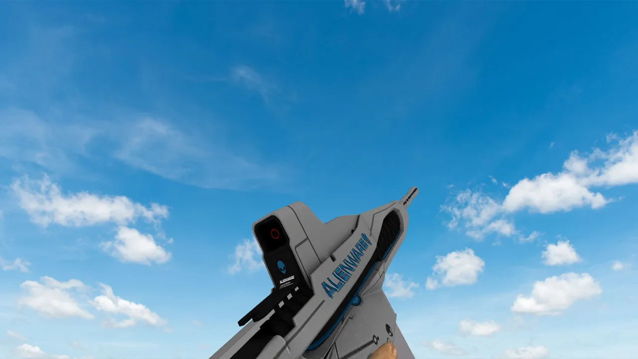 M4A1 Alienware Custom Model for CS 1.6 - HD Textures, Sounds, and Installation - screenshot 3