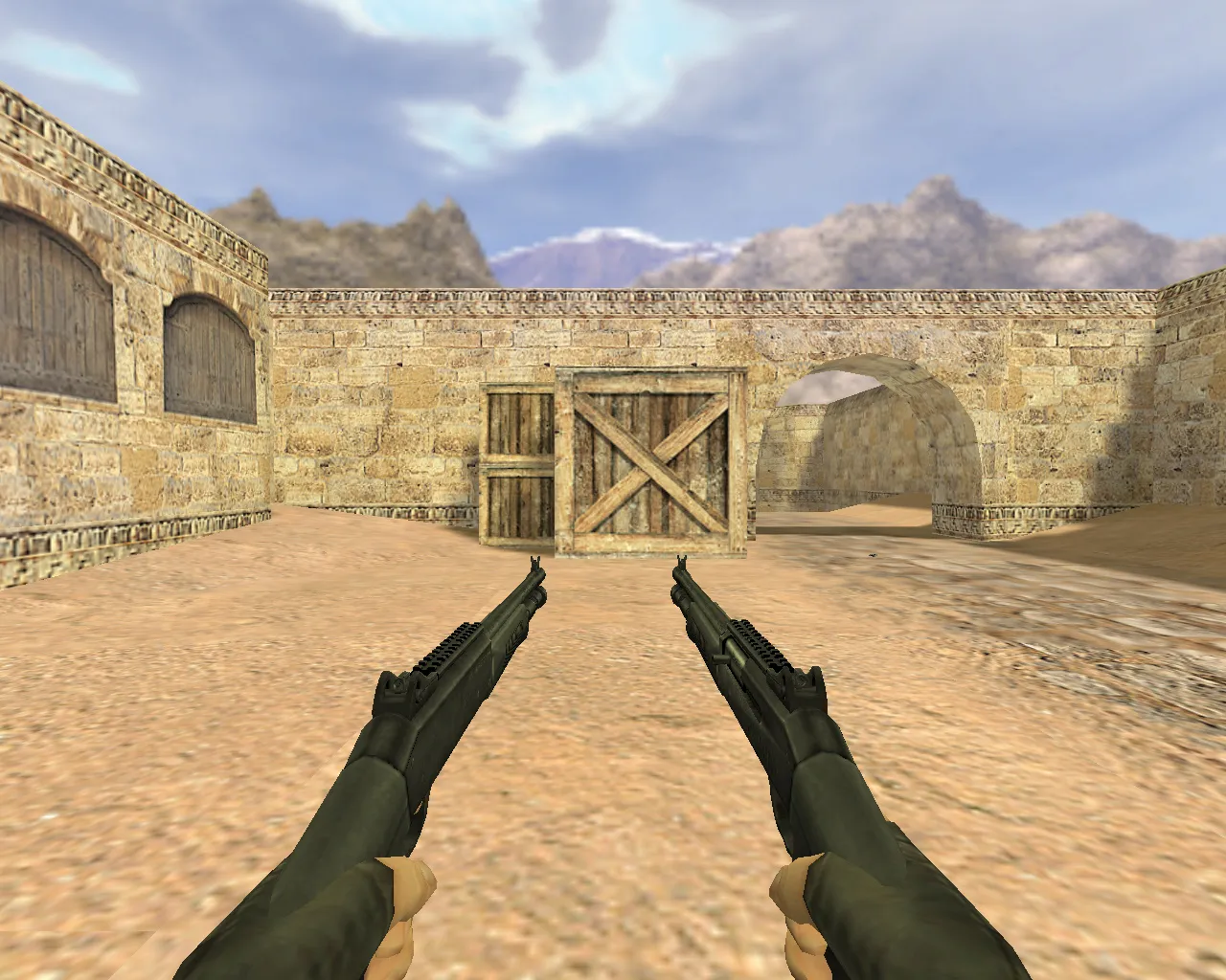 Dual Benelli M4 Elites Model for CS 1.6 - HD Textures, Custom Sounds, and Smooth Animations - screenshot 1