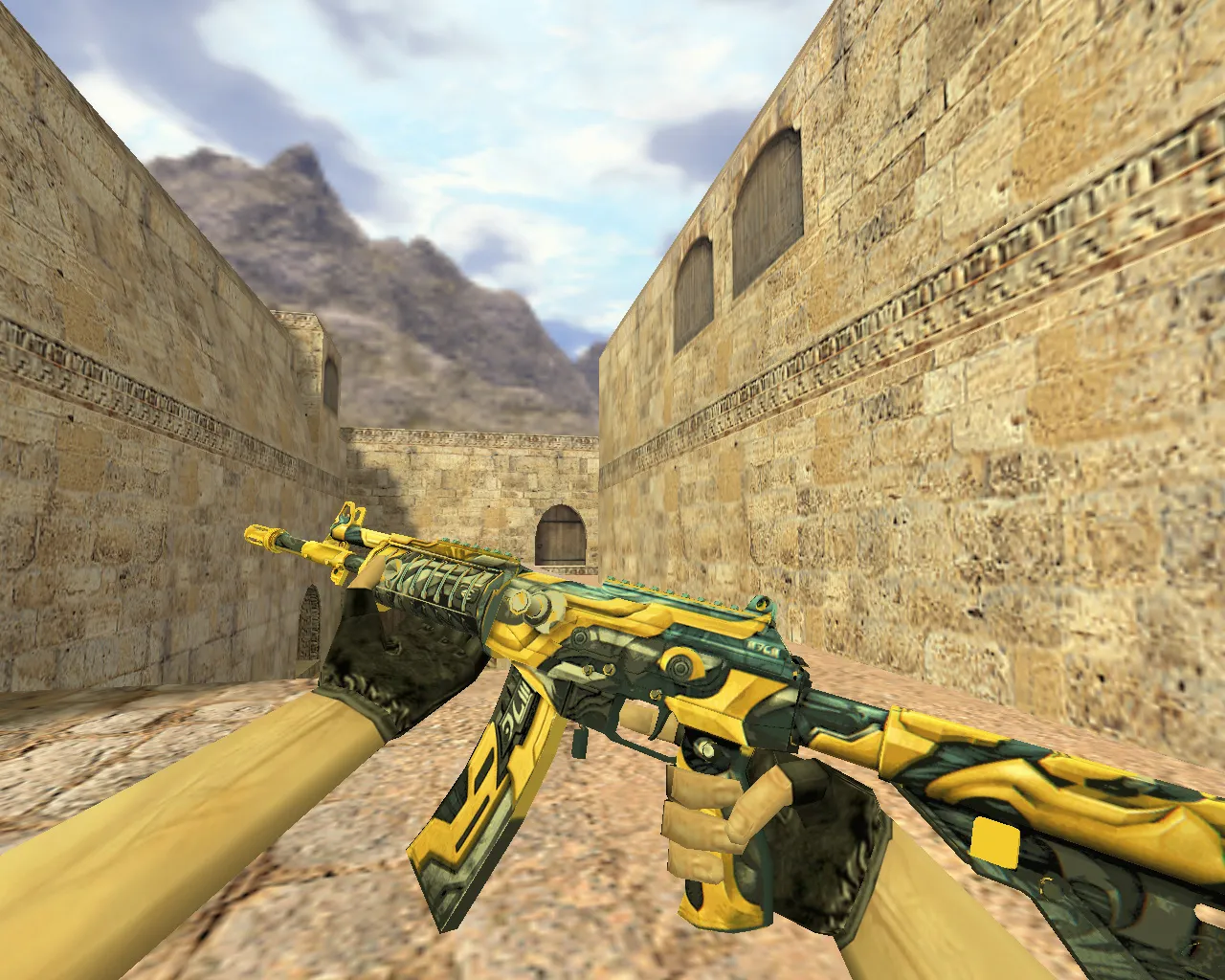 Galil Sirius Model for CS 1.6 - Premium Weapon Replacement with Custom Sounds and Animations - screenshot 1
