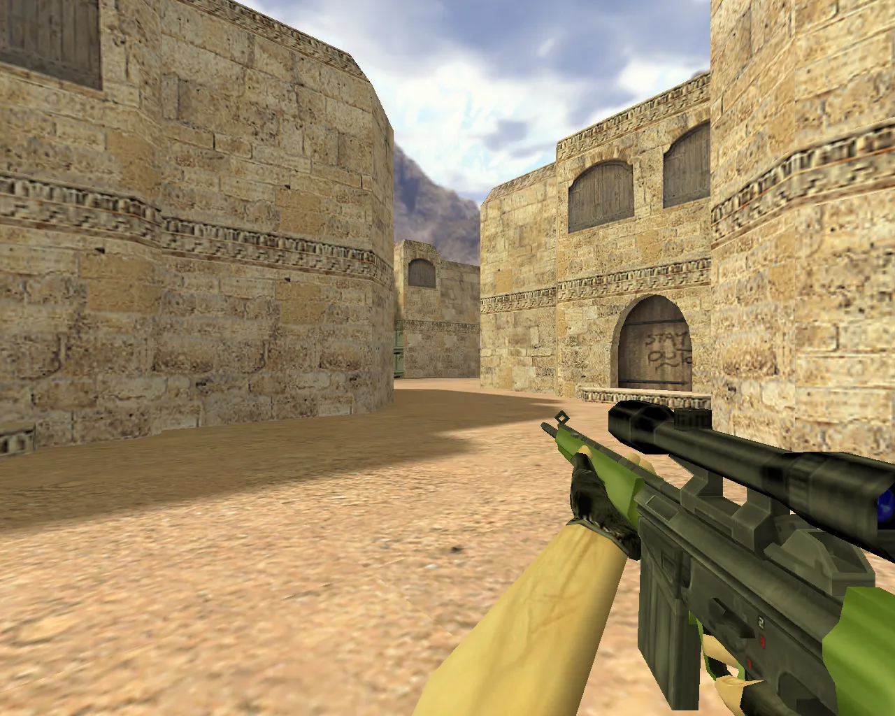 G3SG1 Olive Model for CS 1.6: Accurate Hitboxes and Custom Sounds - screenshot 1