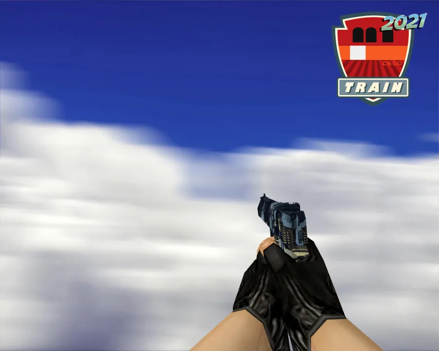 Desert Eagle Sputnik Weapon Model for Counter-Strike 1.6 - Space-Inspired Deagle Skin - screenshot 3