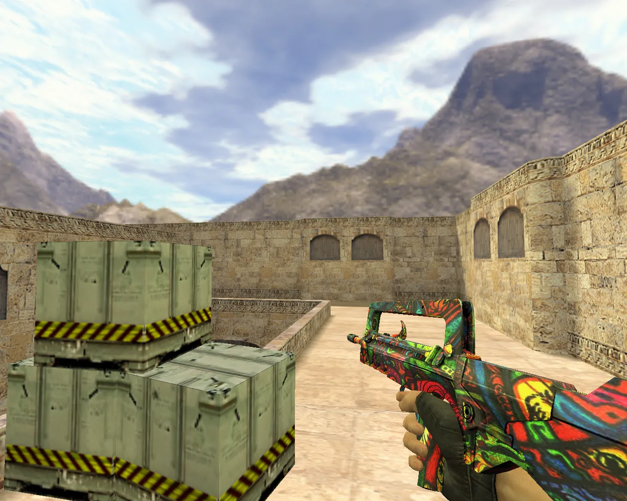 Famas Psych Model for CS 1.6 - Premium Weapon Skin with Unique Animations - screenshot 1