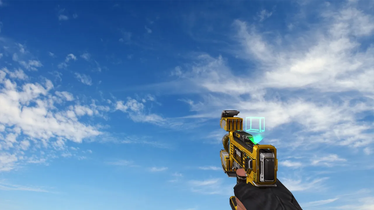 Voxel Short Gun Deagle Model for CS 1.6 - Upgrade Your Weapon Style - screenshot 1