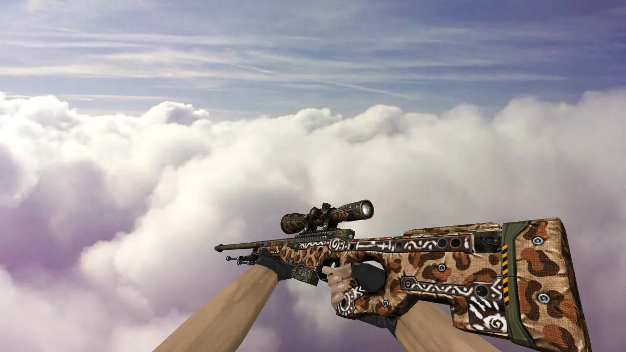 AWP Warlord Model for CS 1.6 - Custom Sniper with HD Textures and Inspect Animations - screenshot 1