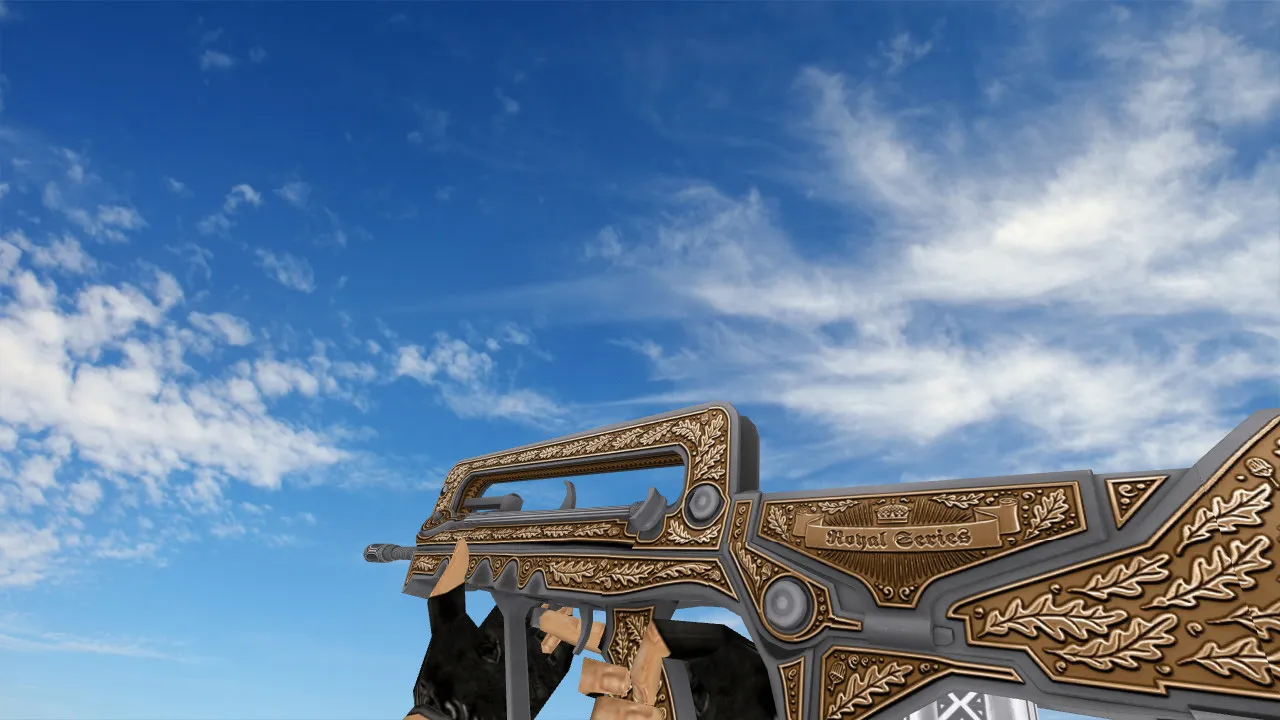 FAMAS Royal Gendarme Model for CS 1.6 - HD Textures, Custom Sounds & Inspection Animations - screenshot 1