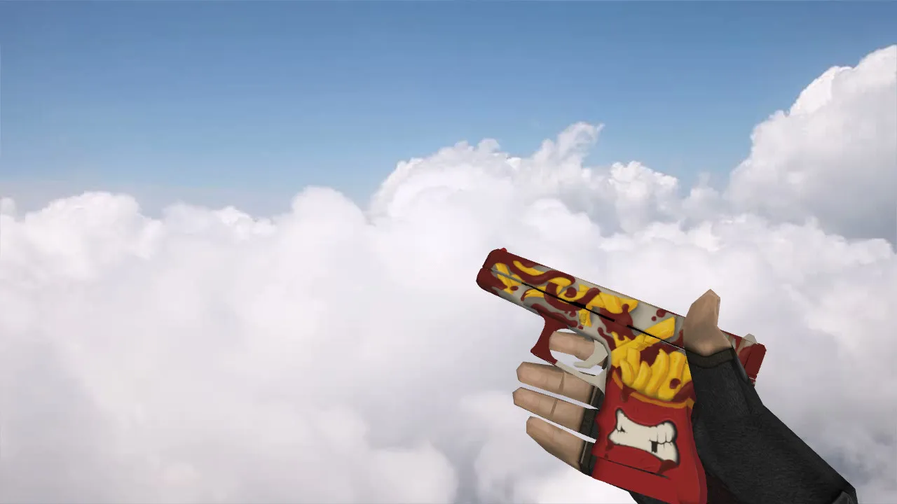 Glock Fries Weapon Model for CS 1.6: Custom Textures and Sounds - screenshot 1