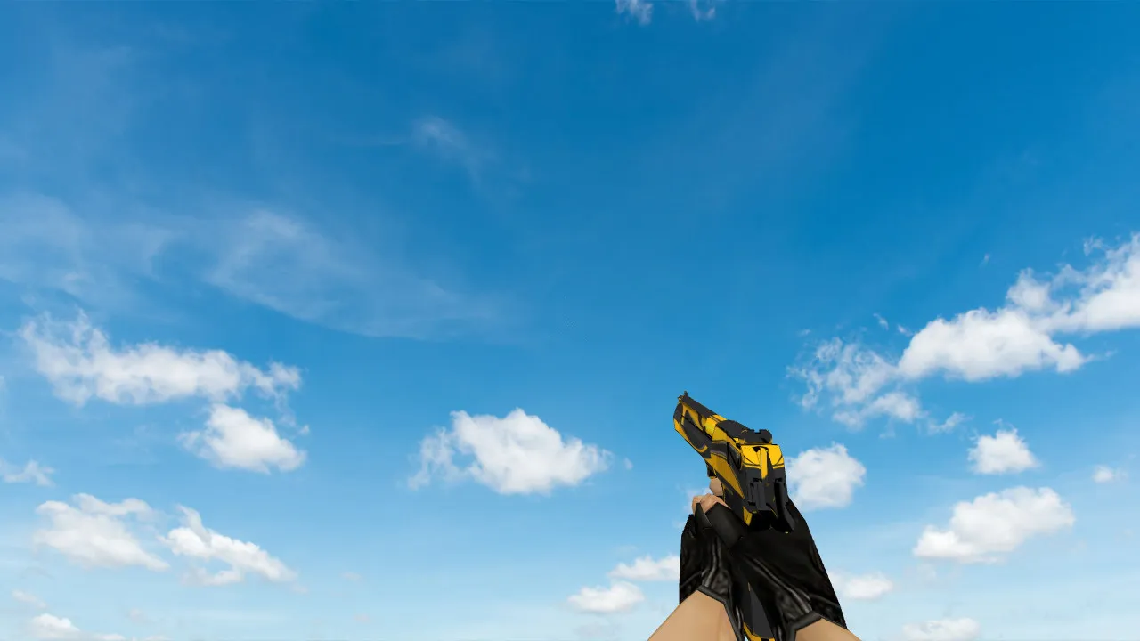 Yellow Jacket Deagle Model for CS 1.6 - Premium Weapon Skin with Unique Sounds - screenshot 3