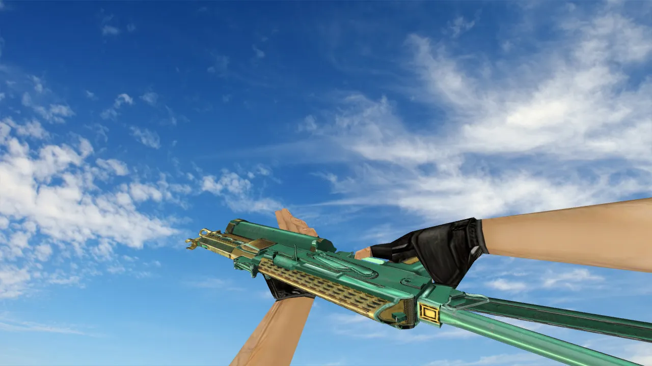 PP-19 Bizon Vacuum P90 Model for CS 1.6 - High-Res Textures and Smooth Animations - screenshot 2