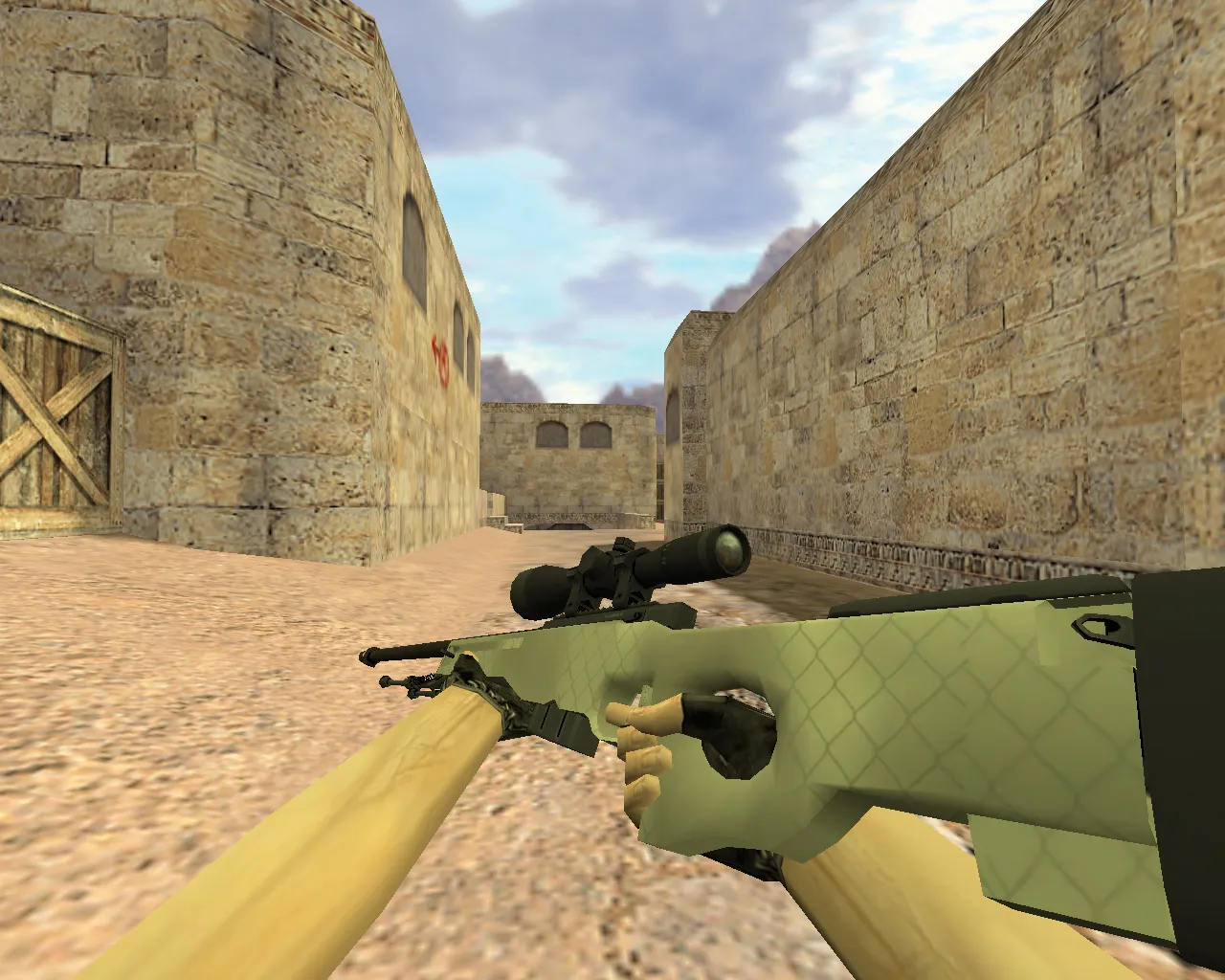 AWP African Mesh Model for CS 1.6: Distinctive Weapon Skin with HD Textures - screenshot 1
