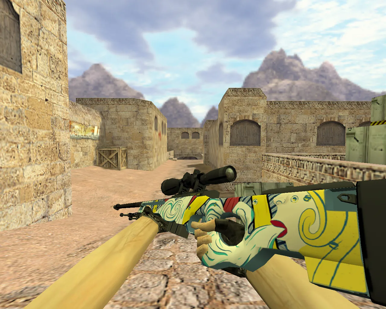 AWP Raslabukha Model for CS 1.6: Premium Weapon Mod with a Distinctive Look - screenshot 1