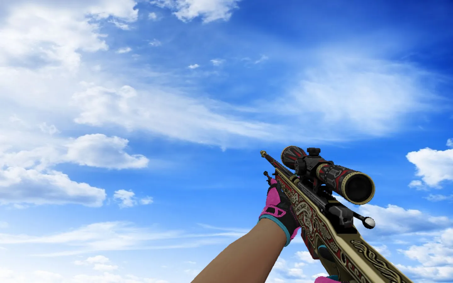 AWP Prince Model with Vice Sports Gloves for CS 1.6 - screenshot 2