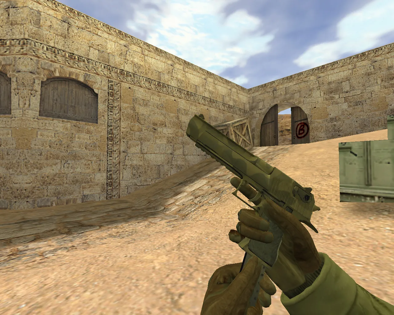 Deagle Osadok Weapon Model for CS 1.6 - HD Textures and Smooth Animations - screenshot 1