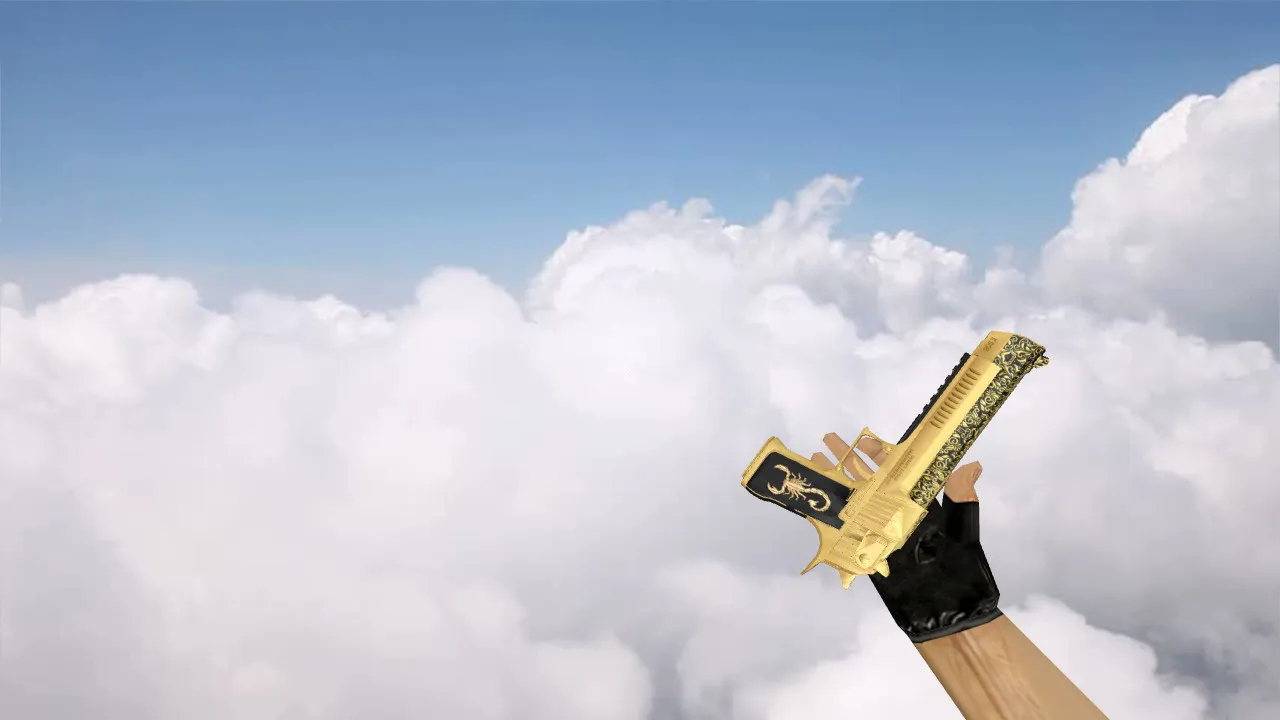 Deagle Gold Scorpion Model for CS 1.6: Summary and Main Features - screenshot 1