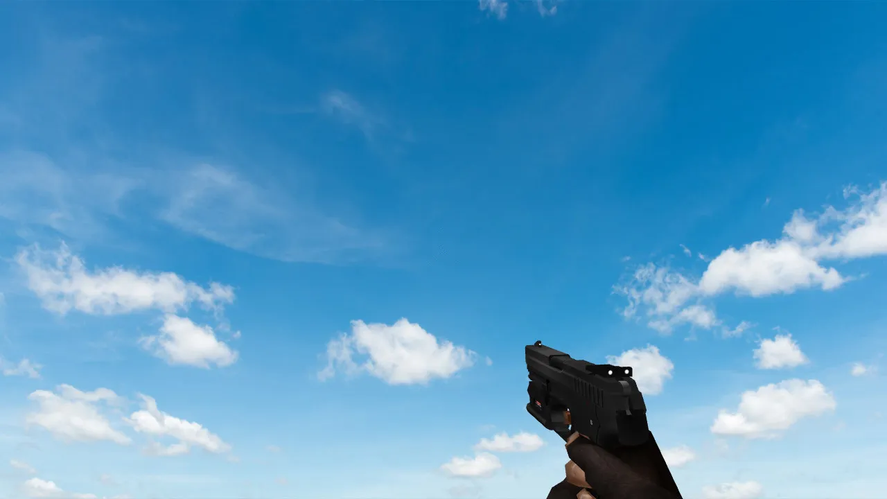Anics Skif A-3000 F1 Glock Model for CS 1.6 - Detailed Weapon Replacement - screenshot 1