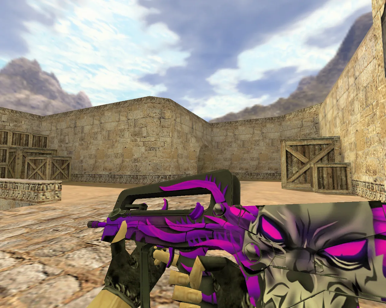 Famas Carthage Model for CS 1.6 - Custom Weapon Skin with HD Textures - screenshot 1