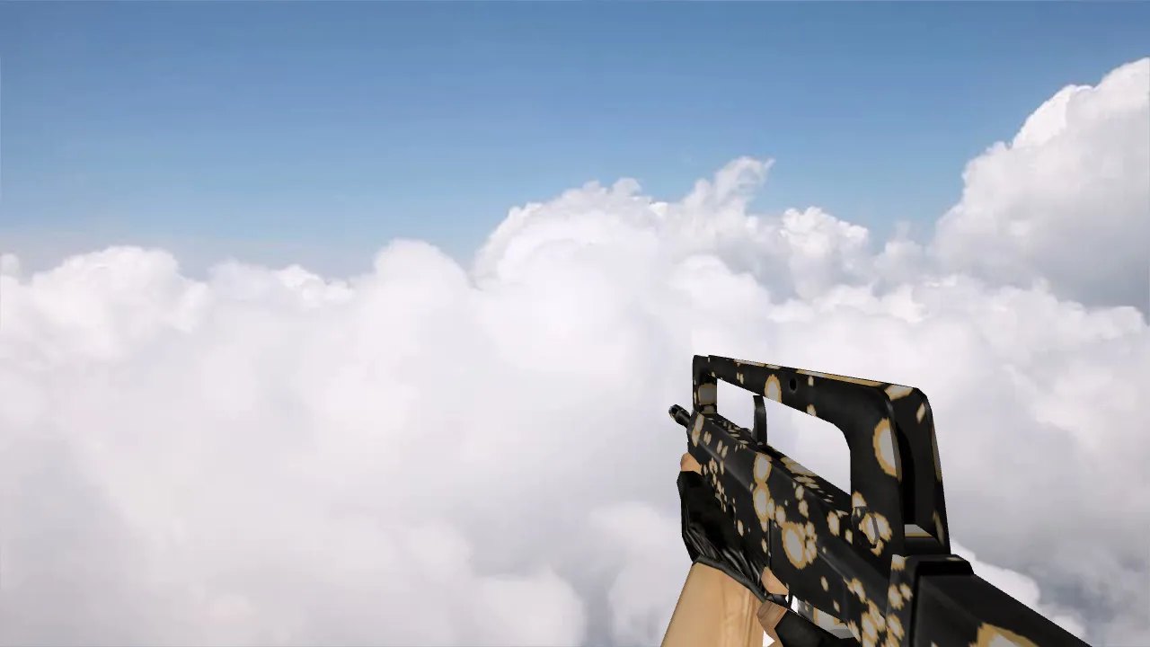 Default Famas PaintBall Model for CS 1.6 - High-Quality Weapon Skin Download - screenshot 1