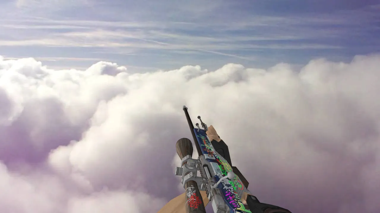 AWP Train Graffiti Model for CS 1.6 - Distinctive Graffiti Skin with HD Textures - screenshot 2
