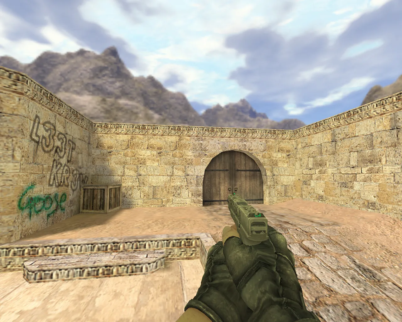 Ghosts Glock Model for CS 1.6: HD Textures, Custom Sounds, and Smooth Inspect Animation - screenshot 3