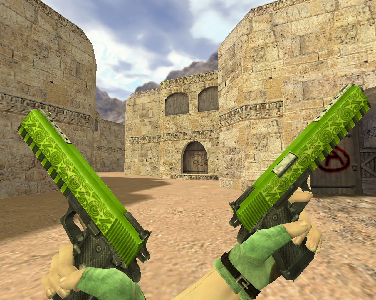 Dual Elites Double Poison Model for CS 1.6 - Enhanced Hitbox and HD Textures - screenshot 1