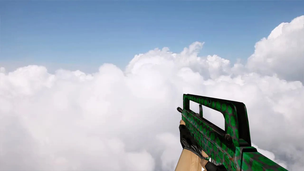 FAMAS Hexagon Weapon Model for CS 1.6 - Premium Rifle Replacement - screenshot 1