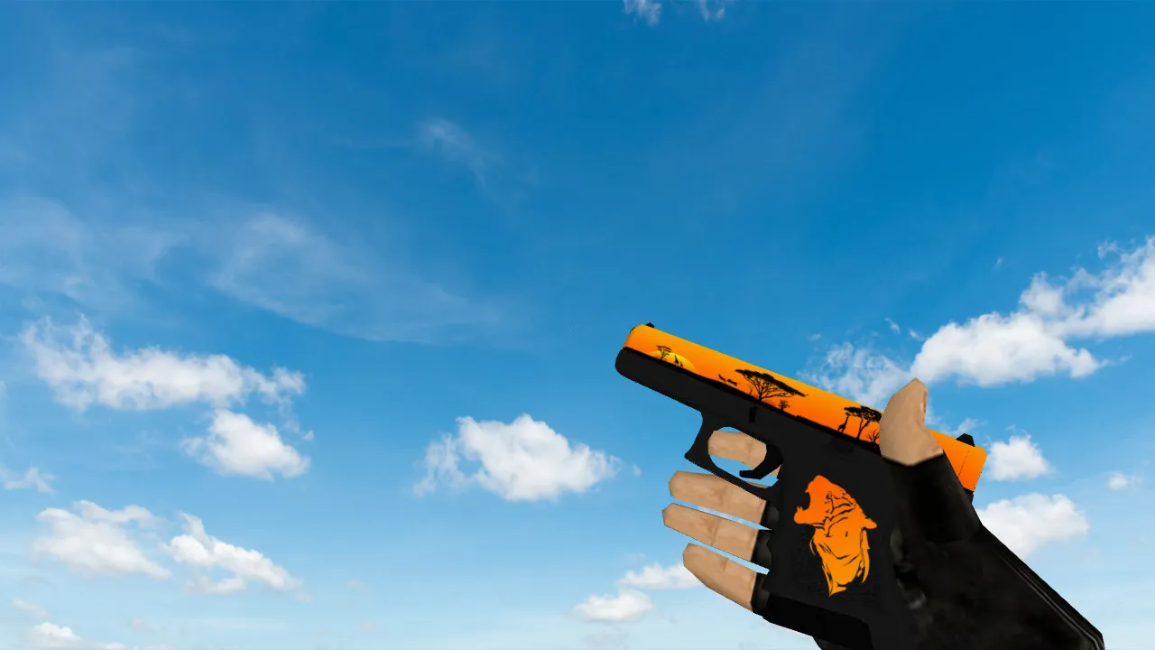 Glock Safari Model for CS 1.6 - Custom v_ and p_ Weapon Skin - screenshot 1