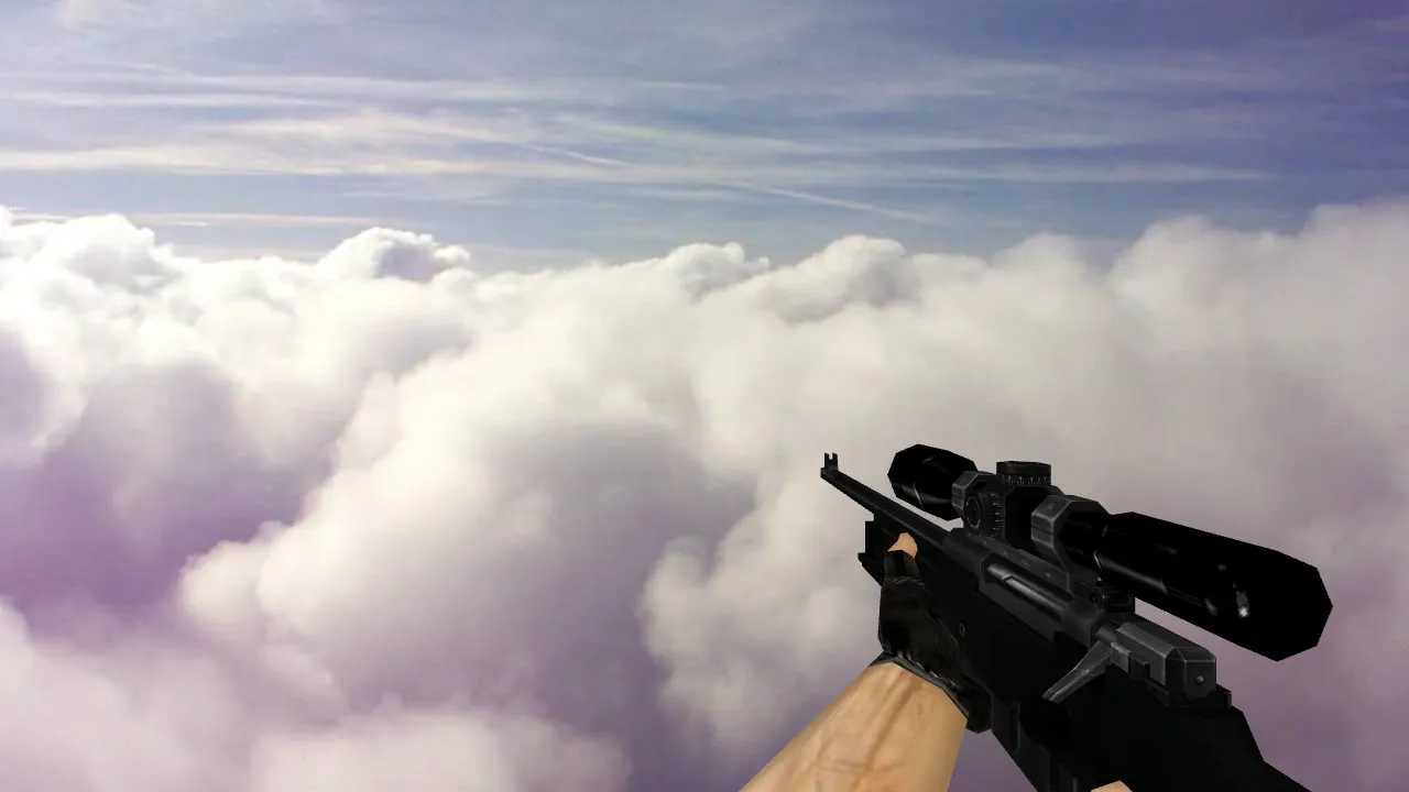 Default AWP Full Black Model for CS 1.6 - Precision and Style Upgrade - screenshot 1