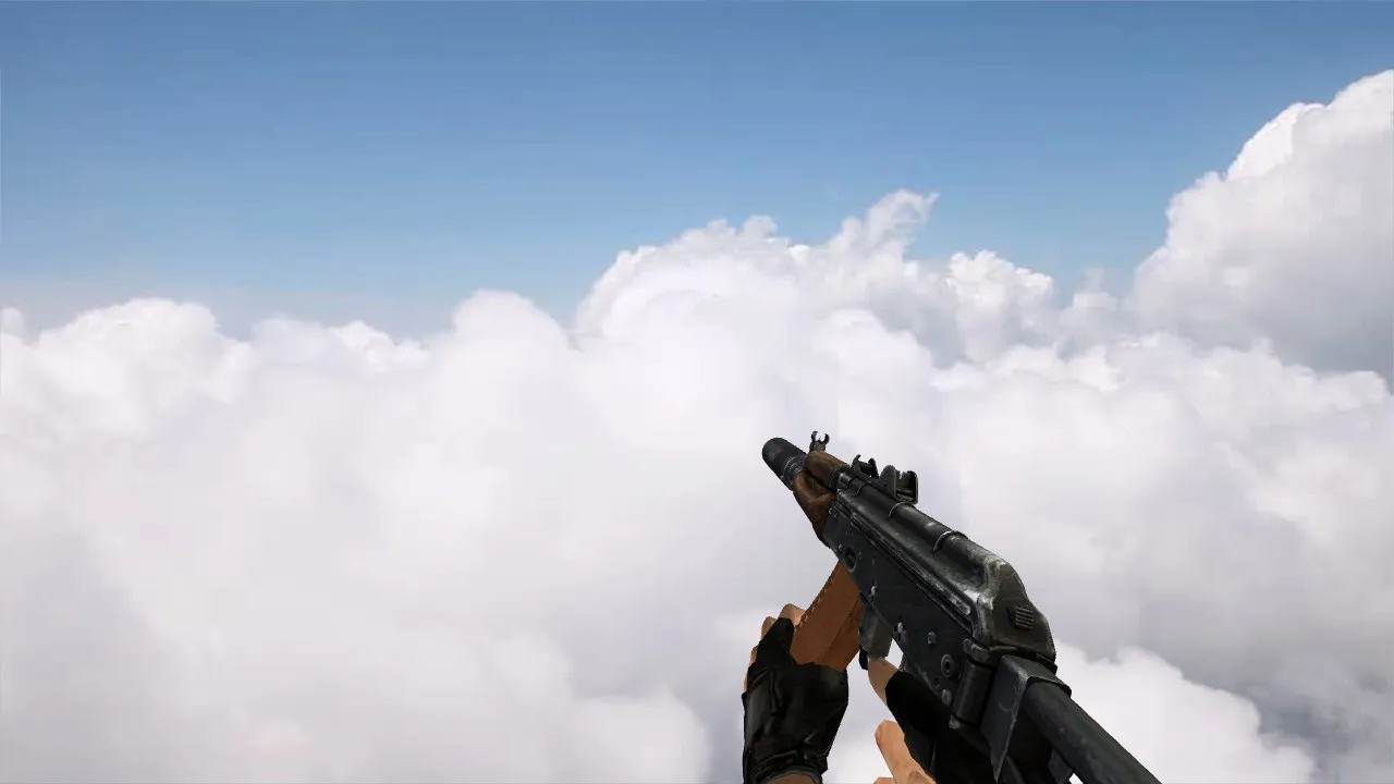 AKS-74U Suppressed Galil Model for CS 1.6 - HD Textures and Custom Sounds - screenshot 2