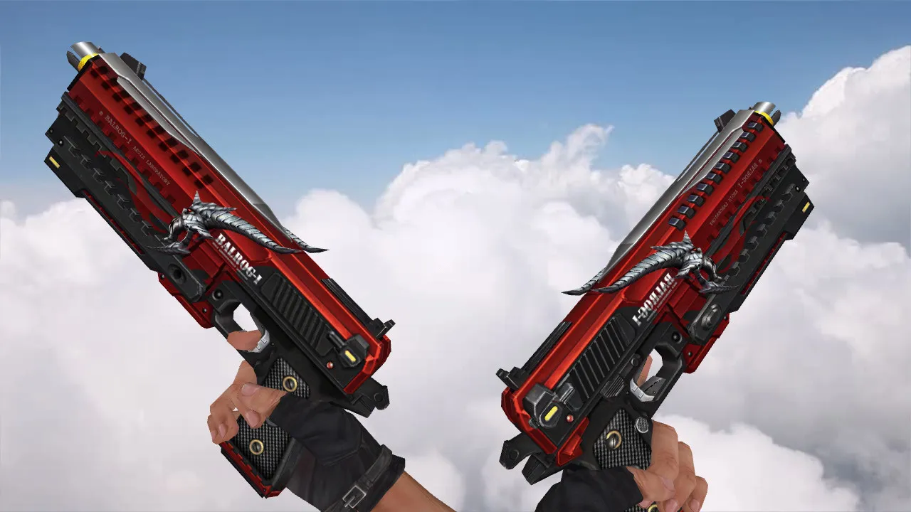 Dual-Balrog 1 Model for CS 1.6 - Upgraded Dual Elites Skin - screenshot 2