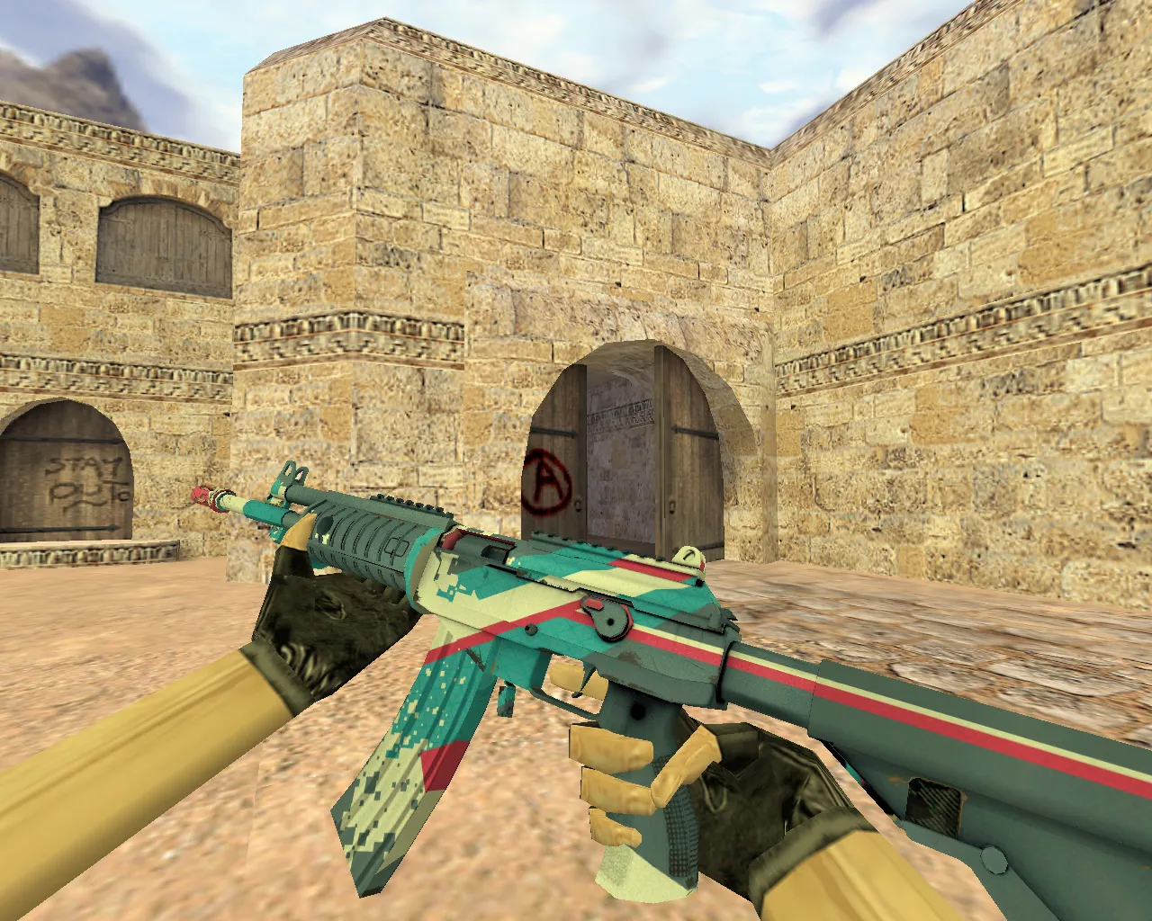 Galil Lollipop Custom Model for CS 1.6 - HD Textures and Inspect Animations - screenshot 1