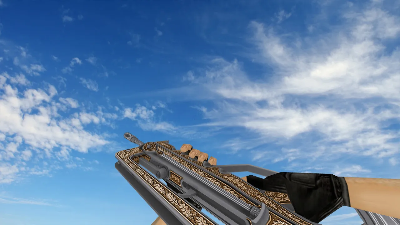 FAMAS Royal Gendarme Model for CS 1.6 - HD Textures, Custom Sounds & Inspection Animations - screenshot 2