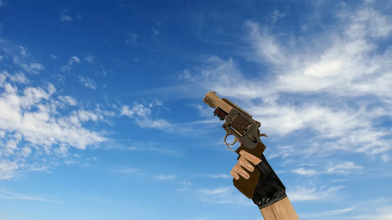 R8 Revolver Nidhogg Model for CS 1.6 - HD Textures and Lifelike Animations - screenshot 1