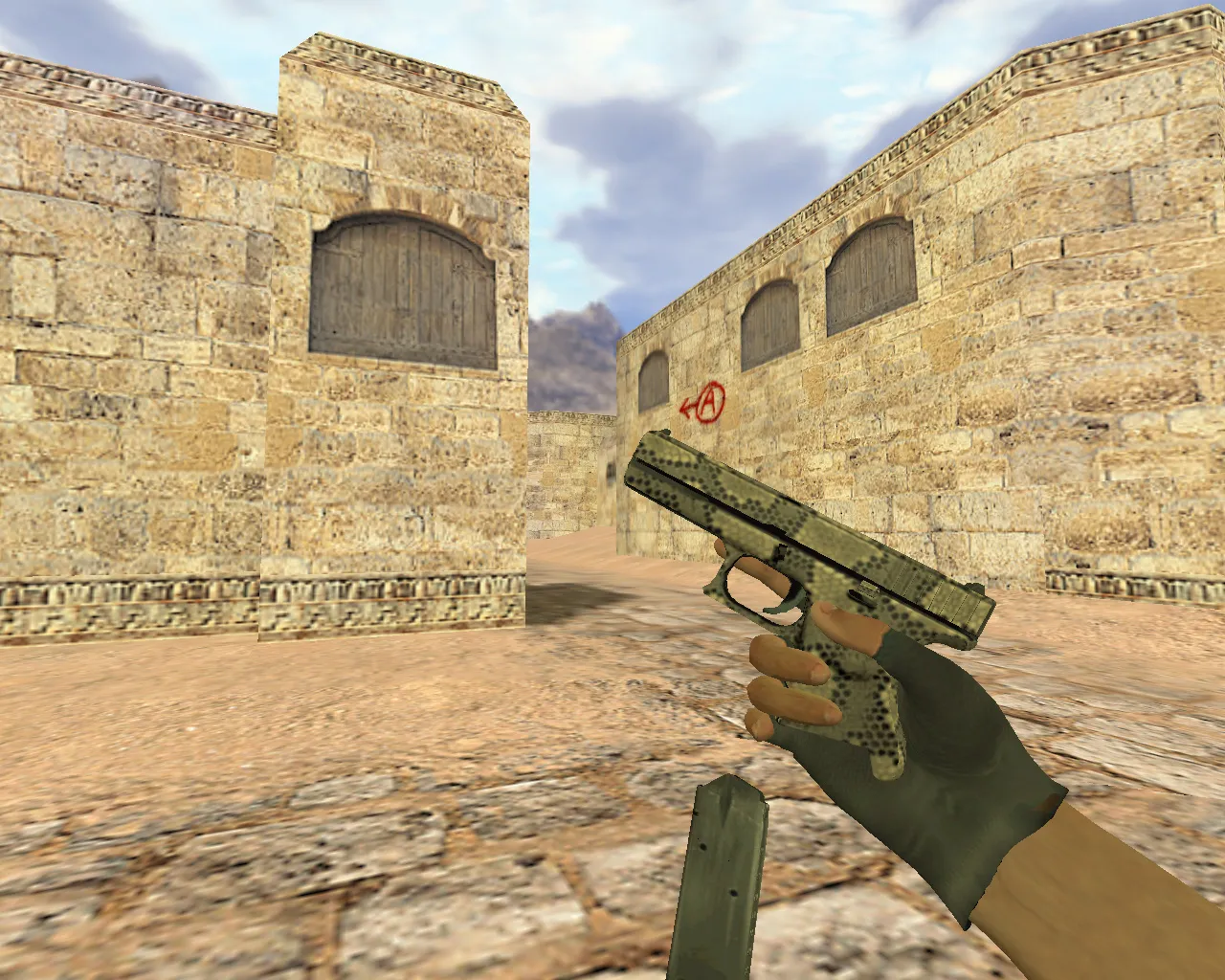 Glock Rattling Death Model for CS 1.6: HD Textures and Inspect Animations - screenshot 1
