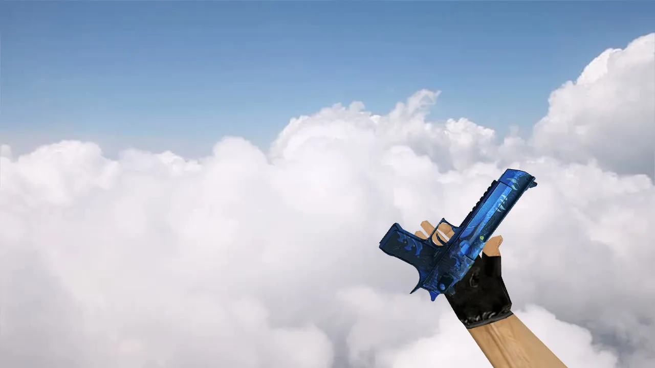 Deagle Ice Dragon Model for CS 1.6: Custom Texture, Smooth Animations, and Sounds - screenshot 1