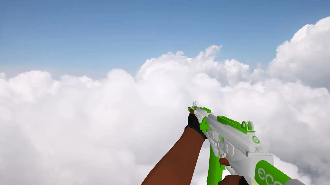 Galil Eco Weapon Model for CS 1.6 - HD Textures and Precise Hitboxes - screenshot 1