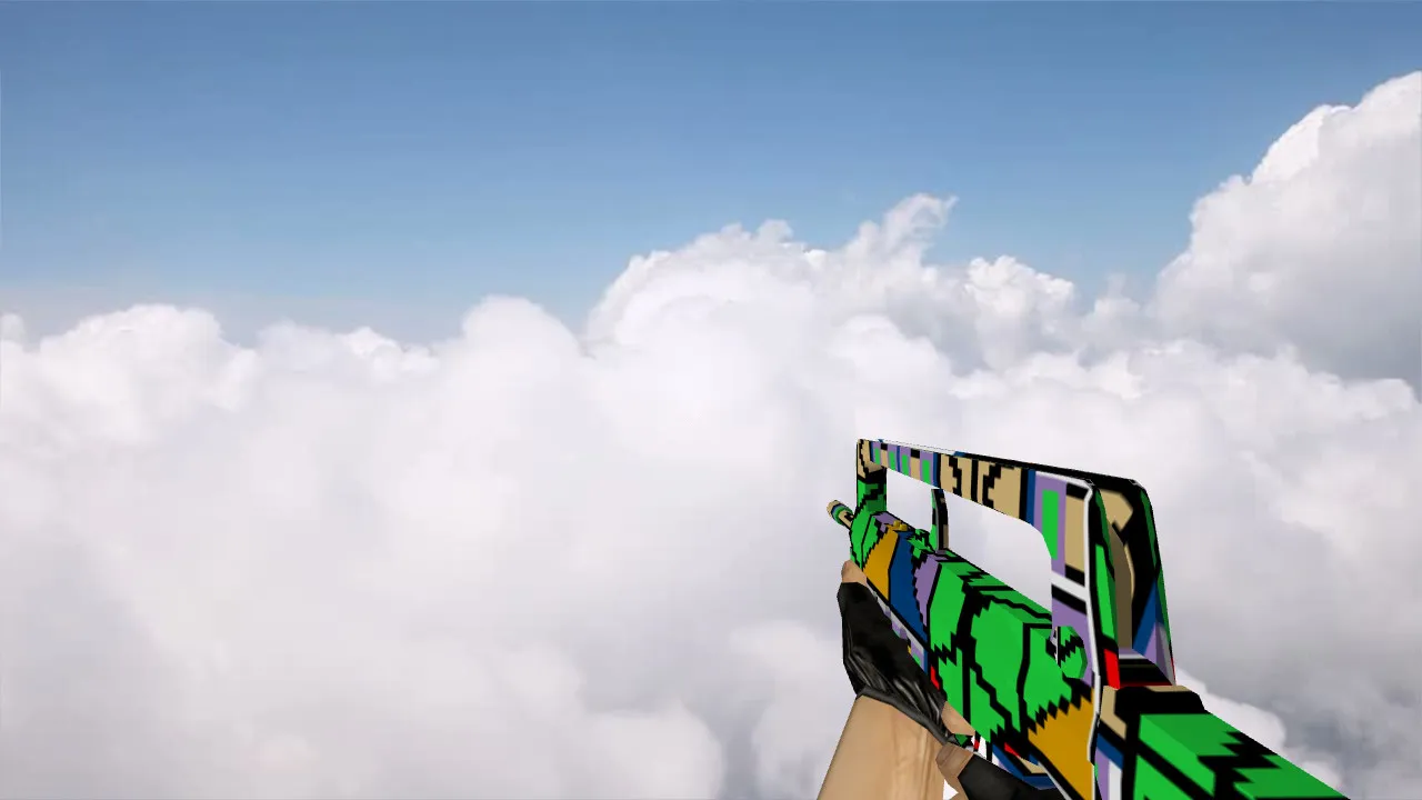 Default Famas Pixel Model for CS 1.6 - High-Quality Weapon Skin Replacement - screenshot 1