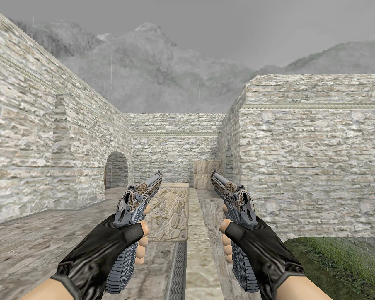 Dual Berettas Tread Skin Model for Counter-Strike 1.6 - screenshot 1