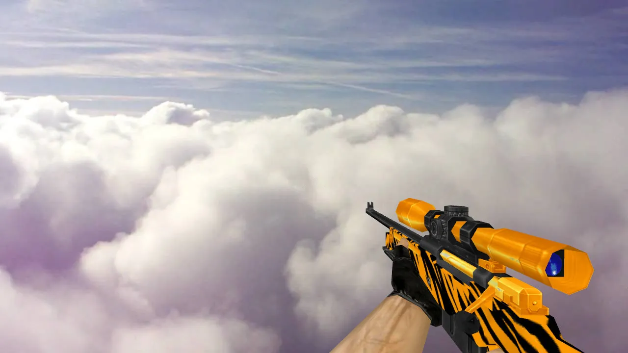 AWP Tiger Fang Model for CS 1.6 - Unique Gameplay Experience - screenshot 1