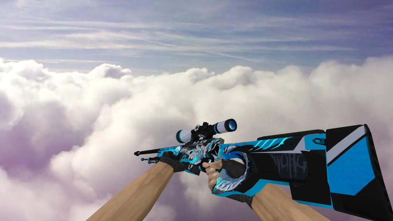 AWP Warworg Custom Model for Counter-Strike 1.6 - Unique Sniper Skin with HD Textures - screenshot 1