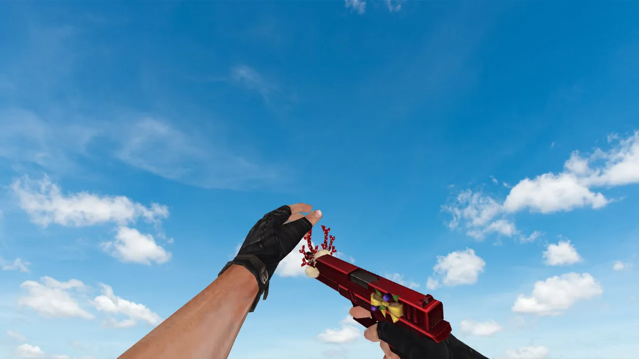 Festive Christmas Glock Skin for Counter-Strike 1.6 - Custom Holiday Weapon - screenshot 2