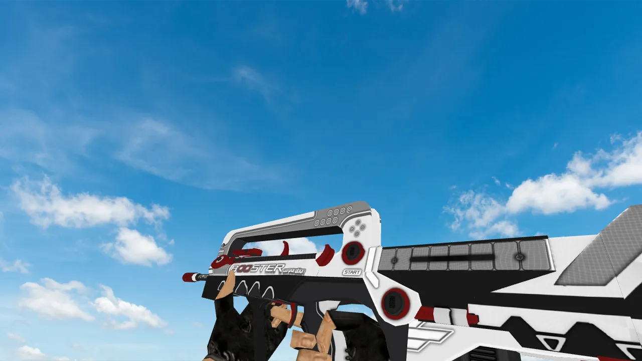 Famas Booster Model for CS 1.6 - Precision Hitboxes and HD Textures - screenshot 1