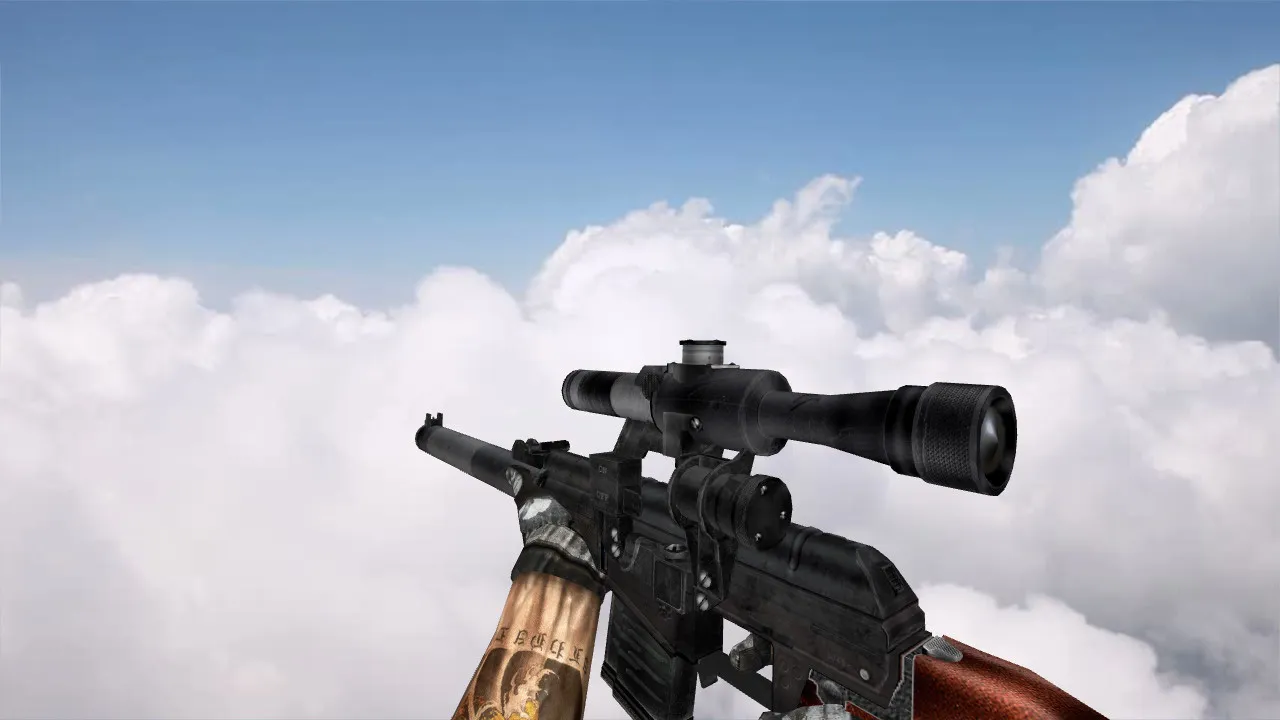 VSS Vintorez V2 Weapon Model for Counter-Strike 1.6 - Improved Sniper Replacement - screenshot 3